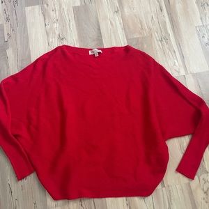Philosophy red sweater top